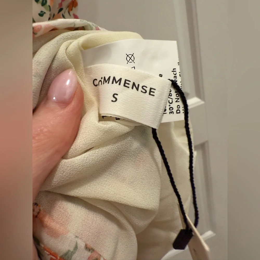 Commense Floral Print Trim Cami Midi Dress - Picture 8 of 8